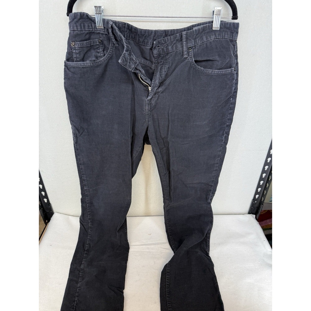 Bonobos Men's Tailored Charcoal Corduroy Chinos‎ 5 Pocket Size 36x34 (36x32)